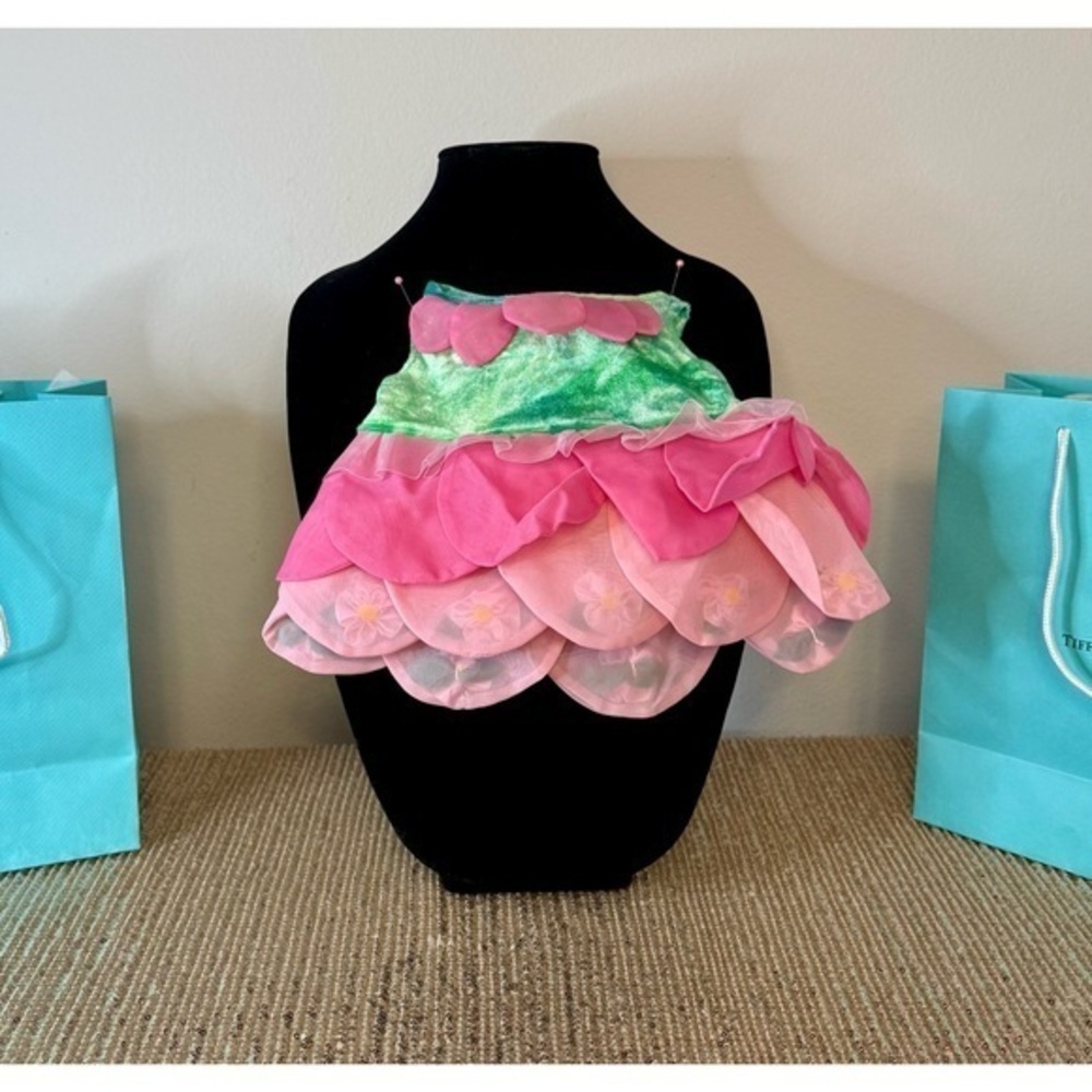 🌸Vintage Build-A-Bear Flower Ruffle Dress💐